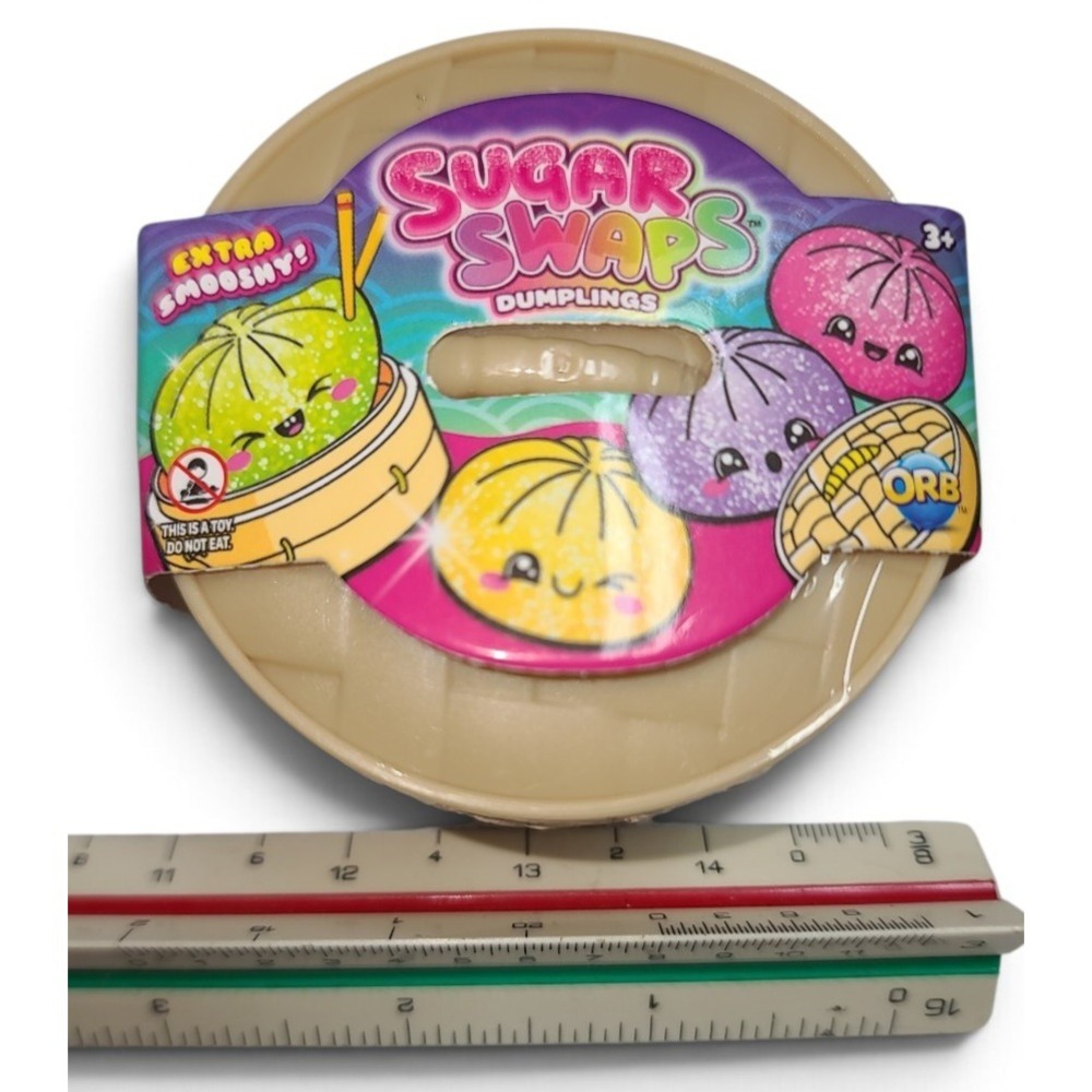 Orb Sugar Swaps Dumplings Extra Smooshy Squishy Toy Steamer Basket New Sealed